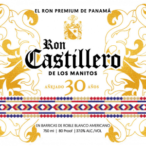 Ron Castillero de los Manitos 30 Años 37% | Hecho en Ocú, Panamá